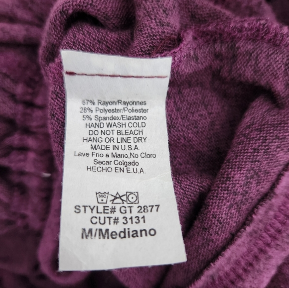 FASHION NOVA Purple sweater with ruffles - Picture 8 of 8